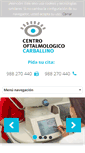 Mobile Screenshot of centrooftalmologicocarballino.com